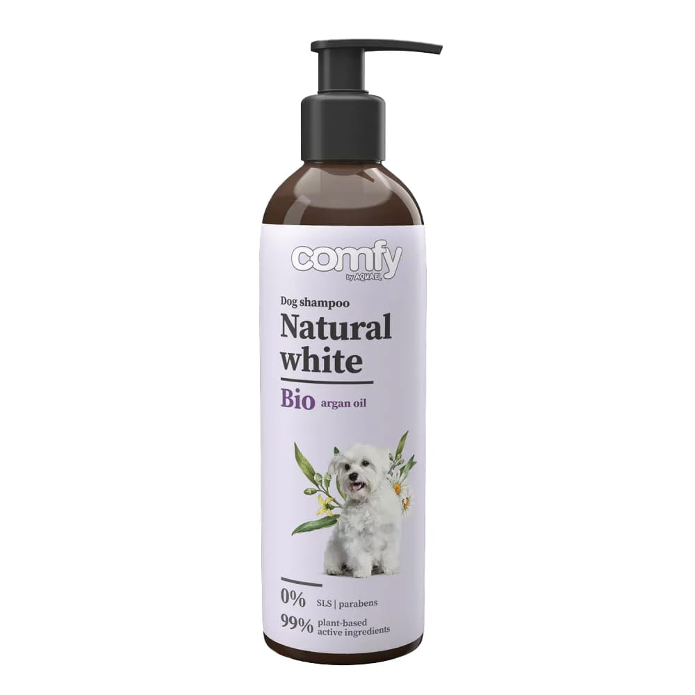 Comfy Natural White Hair Szampon Dla Psa Jasna Sierść Białe Włosy 250ml